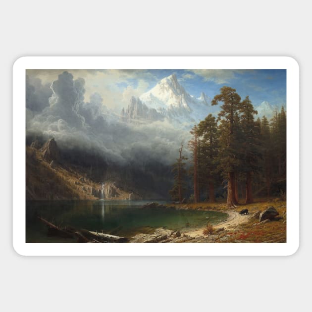 Mount Corcoran by Albert Bierstadt Magnet by Classic Art Stall